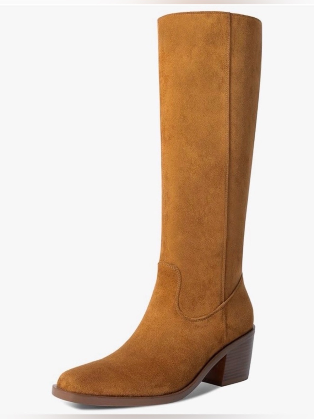 Hochfart Women's Over-the-Knee Faux Suede
Boot Size 12 Camel/Chestnut/Brown